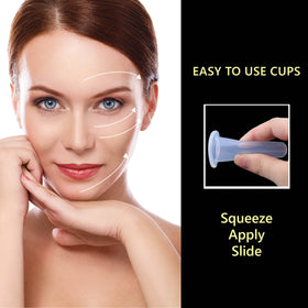 DoSensePro konjac sponge with cups illustrating skin prep and cleaner application