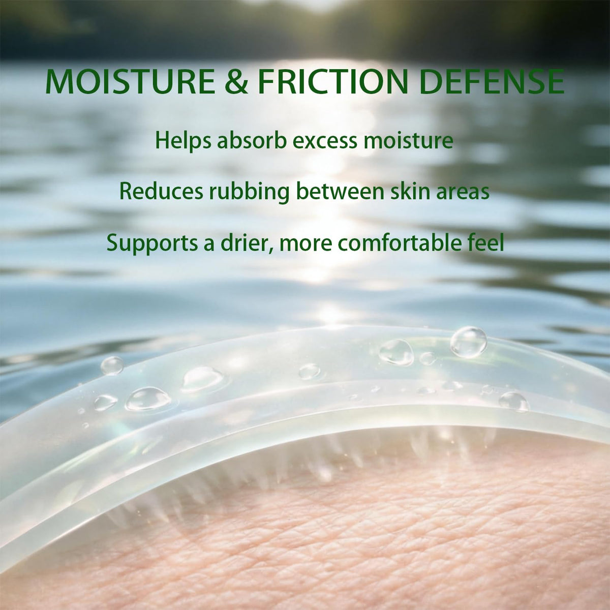 Dosoecse Healora cream texture close-up showing quick-dry finish
