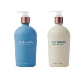 doTERRA Protecting Shampoo creamy lather in hand demonstrating gentle cleanse