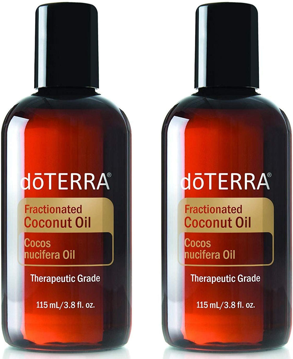 doTERRA bottle front view showing label and size, convenient two-pack benefit