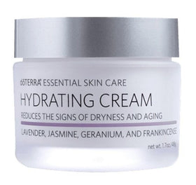 doTERRA Hydrating Cream front jar showing sleek packaging and brand clarity