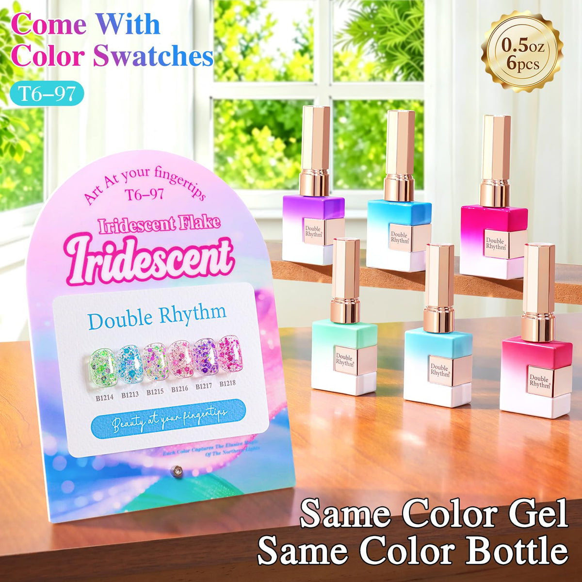 Double Rhythm bottle close-up highlighting label and 15ml size for reliable application