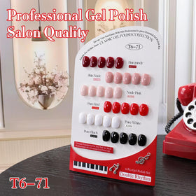 Double Rhythm group arrangement of six bottles highlighting consistent color supply