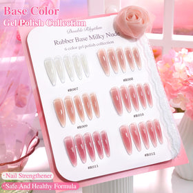 Double Rhythm bottles group arrangement showcasing coordinated palette and refill-ready benefit