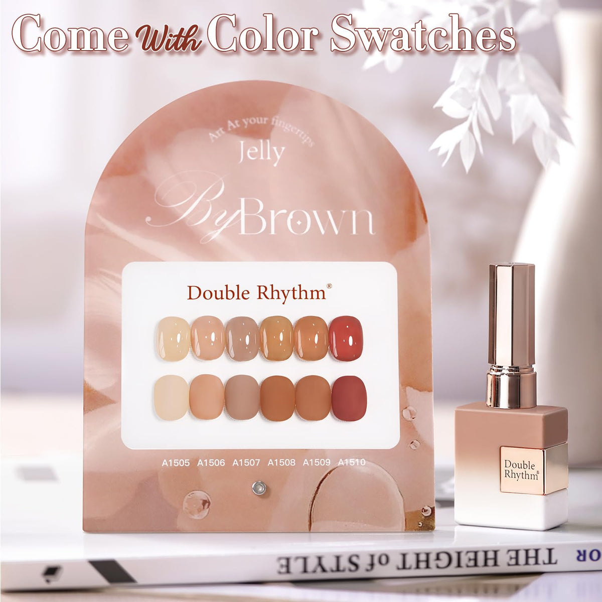 Double Rhythm brush and single stroke demonstrating smooth, even application