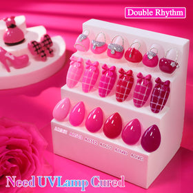 Double Rhythm brush applying color demonstrating smooth, even application