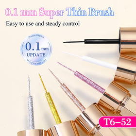 Double Rhythm brush tip detail showing fine-point application benefit