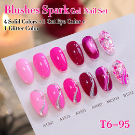 Double Rhythm cat-eye magnet effect creating a luminous stripe for dramatic nail accents