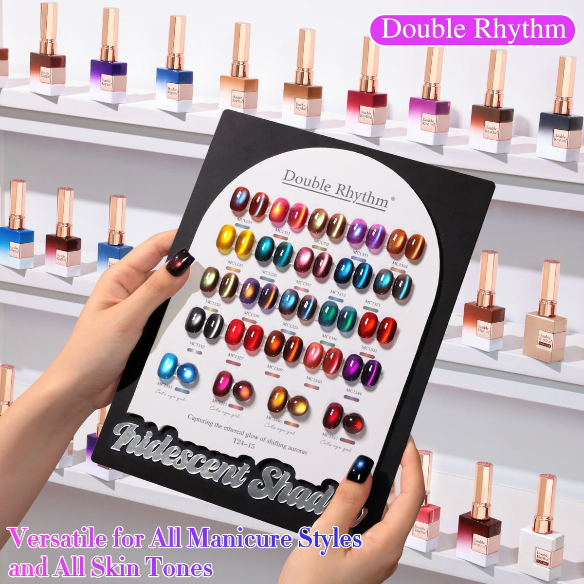 Double Rhythm color palette layflat showing coordinated tones and mixing versatility