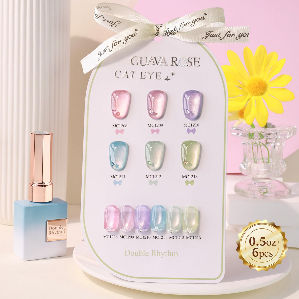 Double Rhythm family enjoying at-home mani demonstrating easy-shareable kit benefit
