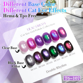 Double Rhythm finished glossy manicure lifestyle shot showing salon-quality shine