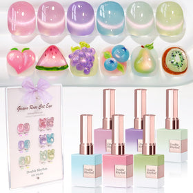 Double Rhythm front packaging showing six identical bottles and vibrant shimmer