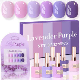 Double Rhythm front packaging showing violet-pink set and salon-ready finish