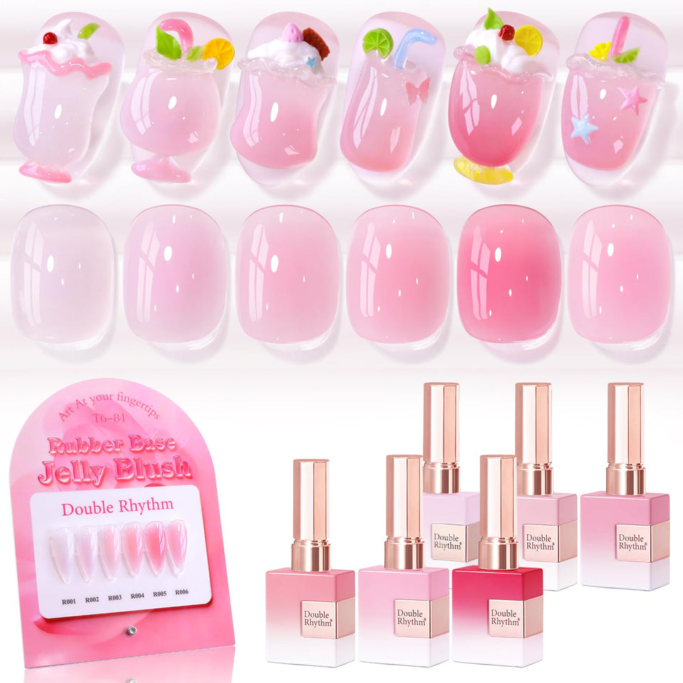 Double Rhythm front packaging showing six identical 15ml bottles and kit benefits