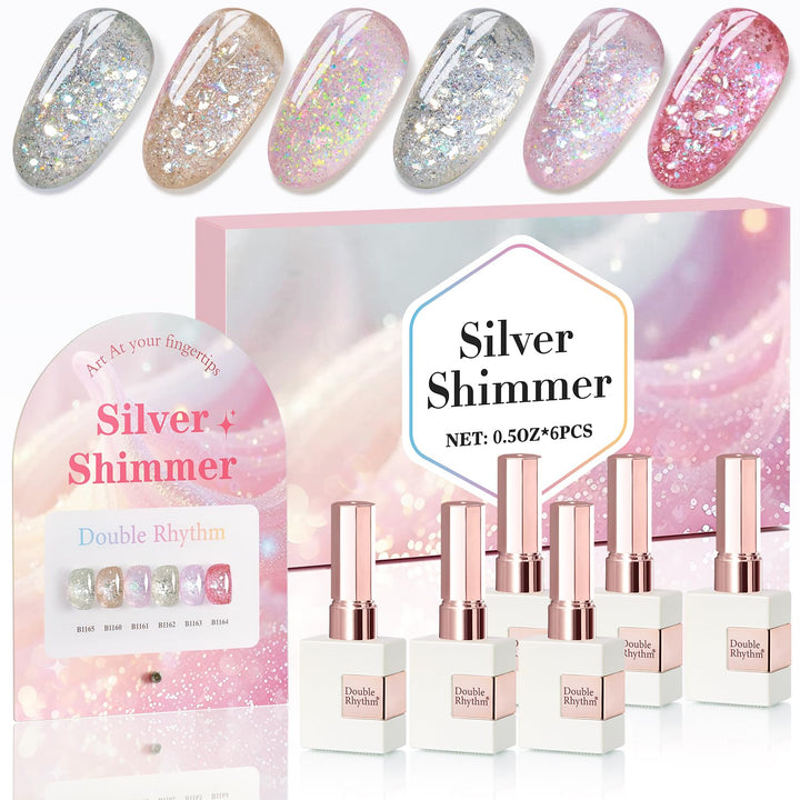 Double Rhythm front packaging showing six 15ml bottles and display board benefit clarity