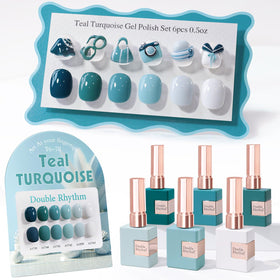 Double Rhythm front packaging showing six 15ml bottles and color range for easy selection
