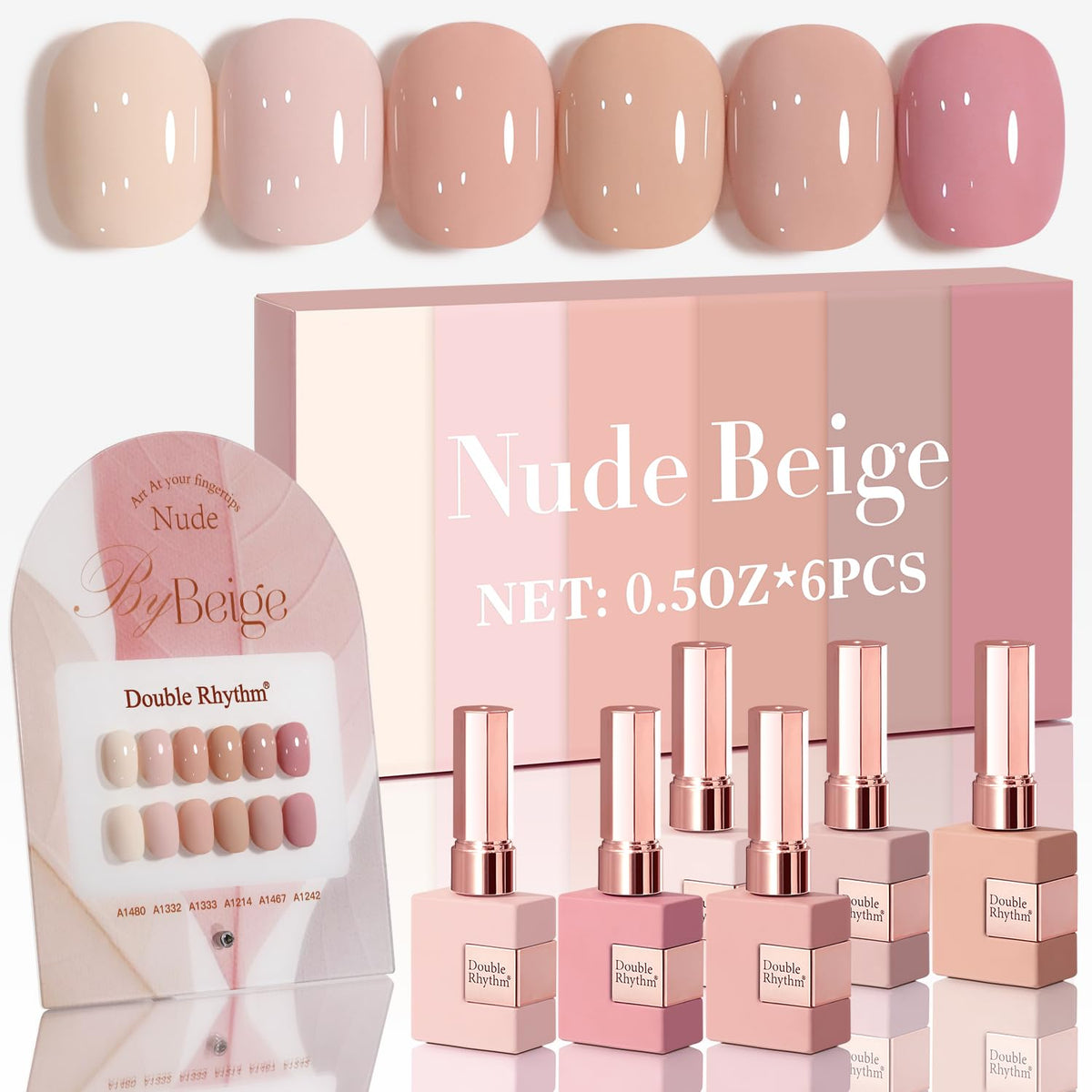 Double Rhythm front packaging showing six identical 15ml bottles and easy replacement benefit