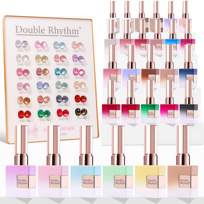 Double Rhythm front packaging showing complete 28-piece kit and bottles benefit: full kit ready