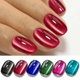 Double Rhythm front packaging showing six gel polish bottles and magnet for easy selection