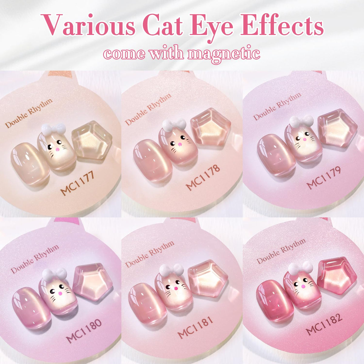 Double Rhythm glitter texture detail highlighting holographic particles for vivid sparkle
