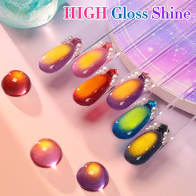 Double Rhythm packaging with color swatches illustrating included shade samples