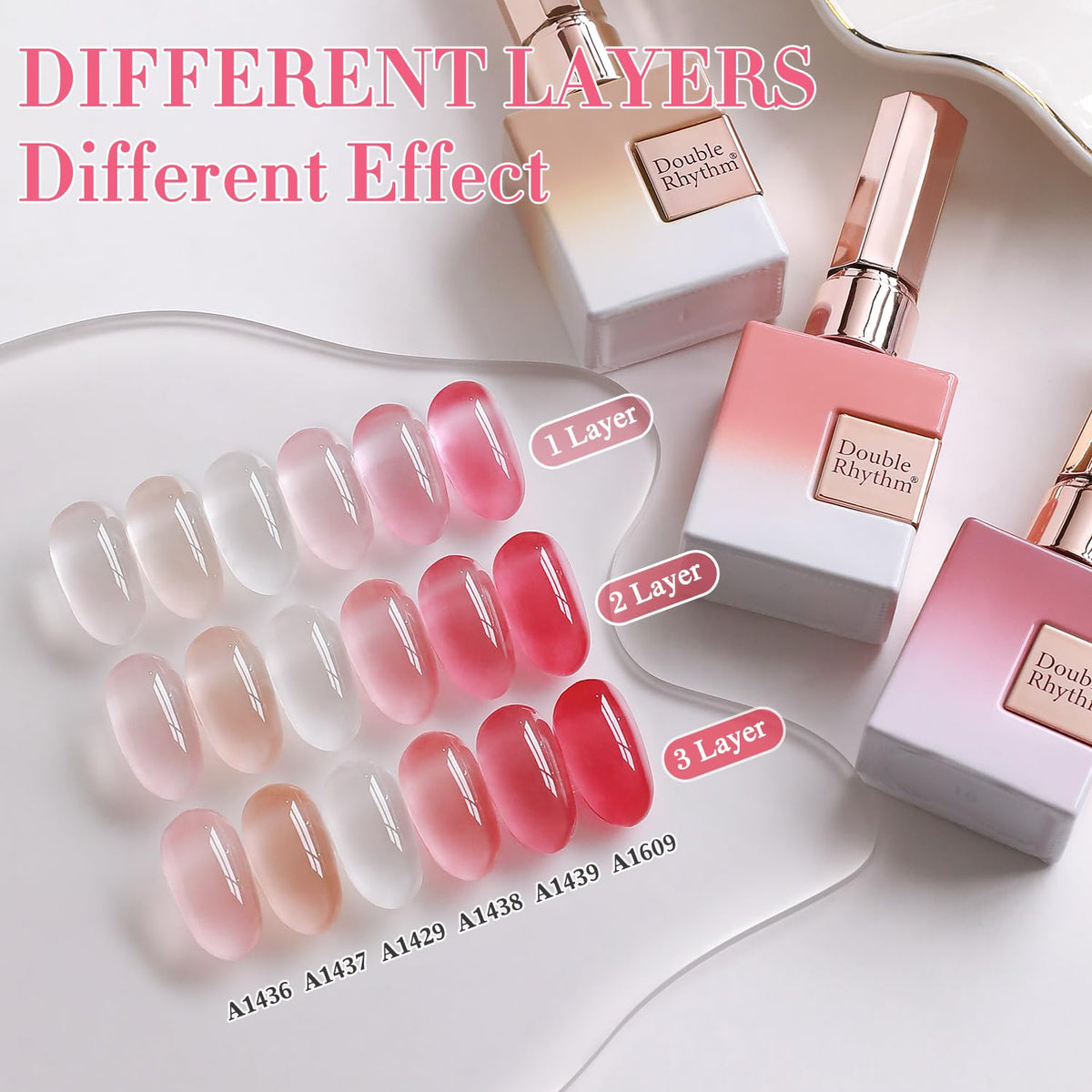 Double Rhythm hand model lifestyle shot demonstrating natural manicure and wearable look