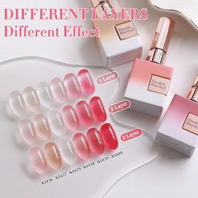 Double Rhythm hand model lifestyle shot demonstrating natural manicure and wearable look