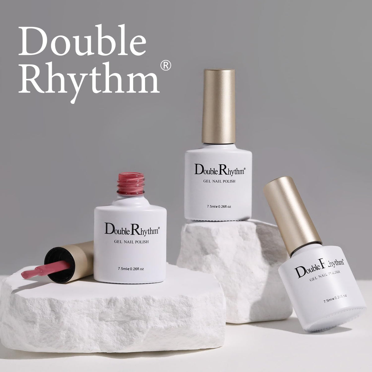 Double Rhythm label close-up showing non-toxic formula and safety info