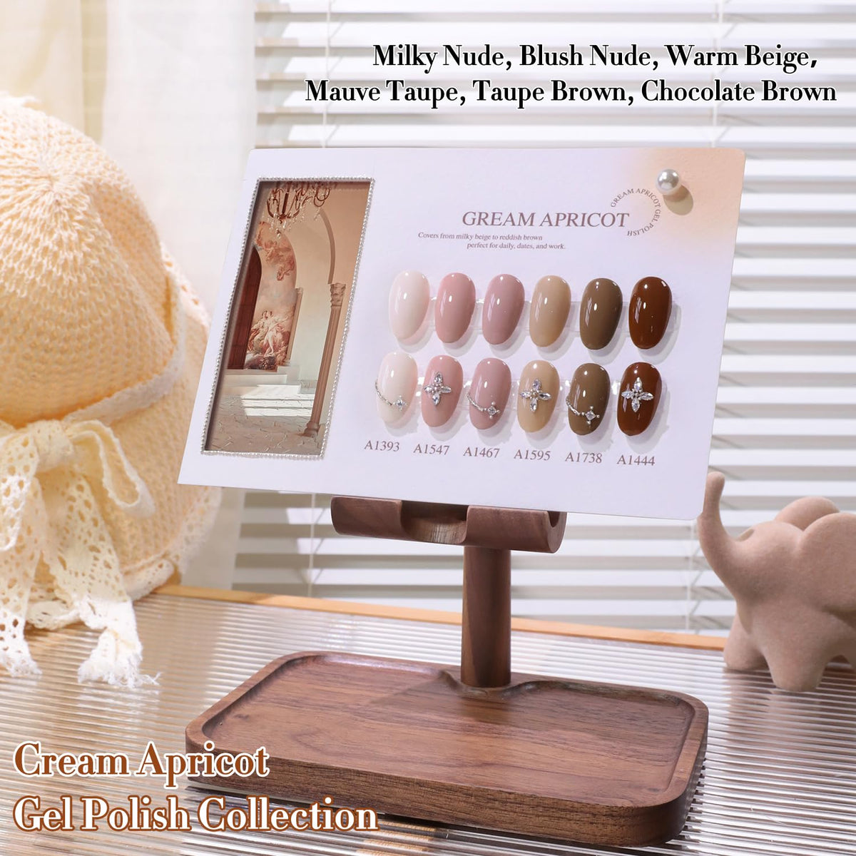 Double Rhythm lifestyle scene on coffee table showing at-home salon convenience benefit
