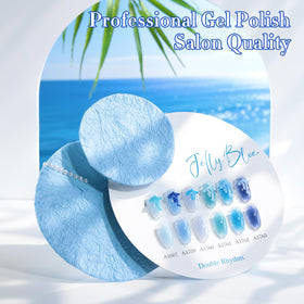 Double Rhythm lifestyle cozy manicure scene showing at-home salon convenience