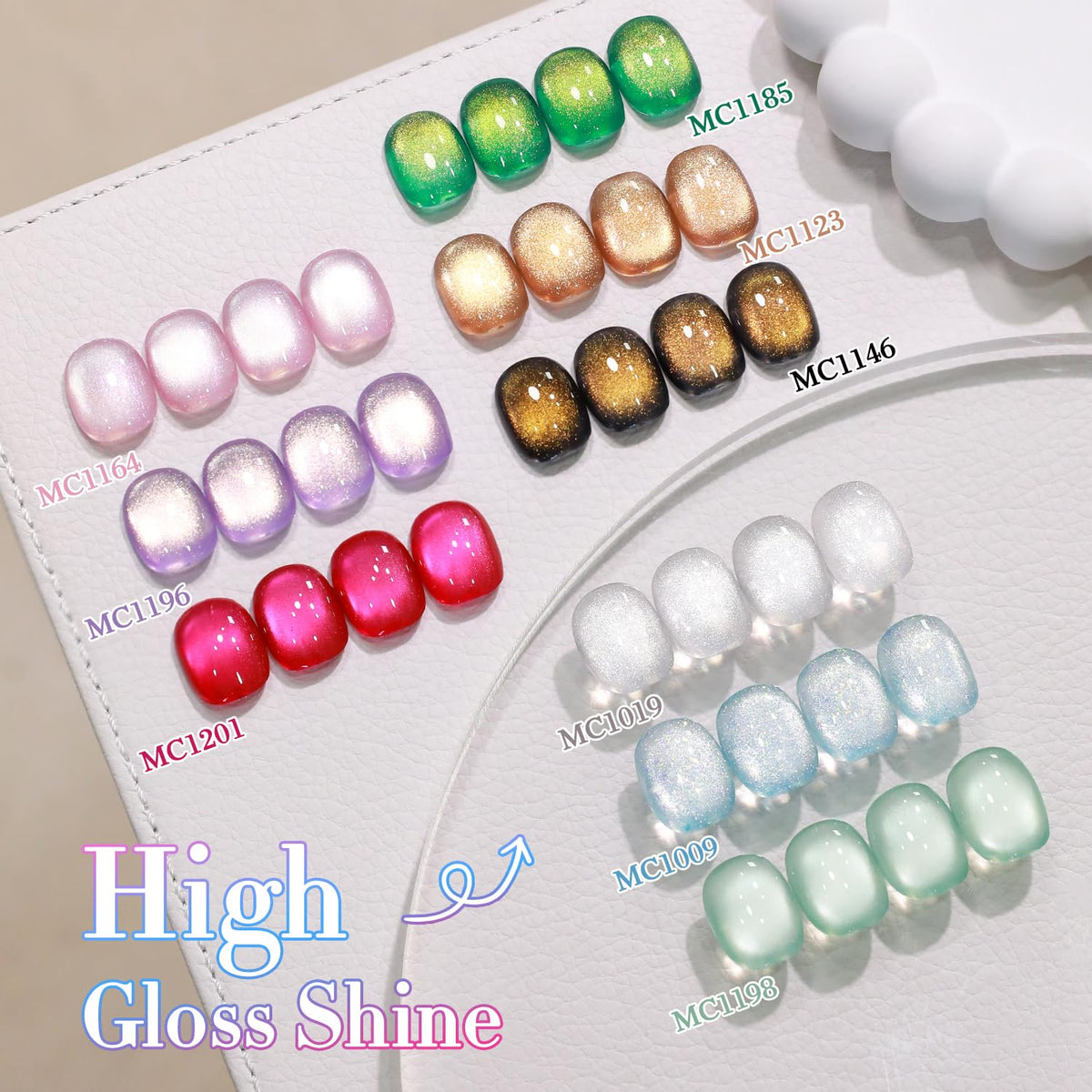 Double Rhythm lifestyle gift display with ribbon and box benefit: attractive present for nail lovers