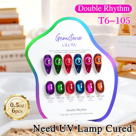 Double Rhythm lifestyle manicure on table displaying wearable elegance