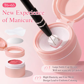 Double Rhythm manicure lifestyle scene on a table illustrating salon-quality at-home results