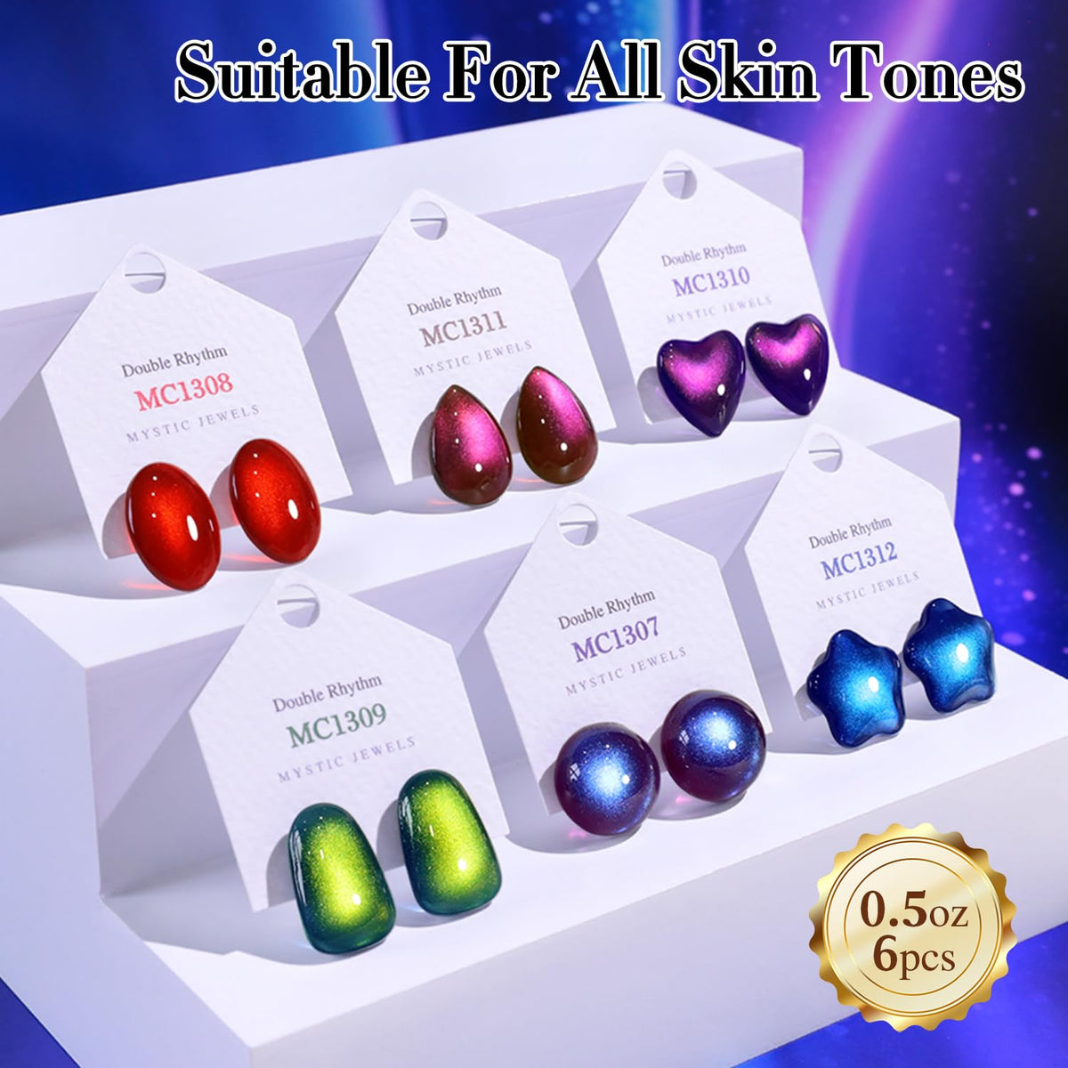 Double Rhythm lifestyle manicure showing finished nails and long-lasting shine
