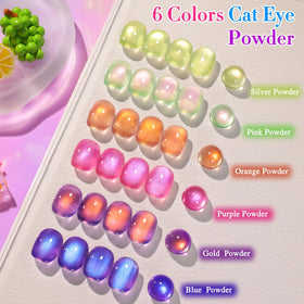 Double Rhythm magnet used above nail producing cat-eye benefit