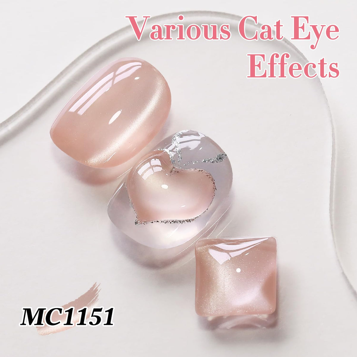 Double Rhythm magnetic wand close-up showing textured tip to form crisp cat eye stripes