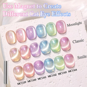 Double Rhythm manicure in use with model applying polish for at-home styling benefit