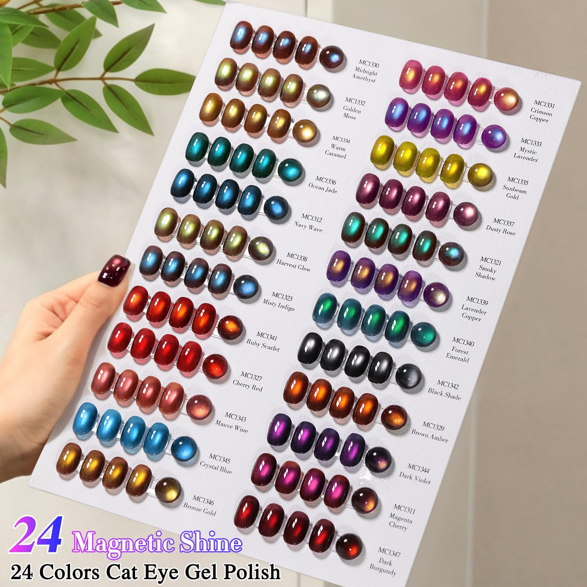 Double Rhythm model wearing nails showing finished manicure and salon-quality shine