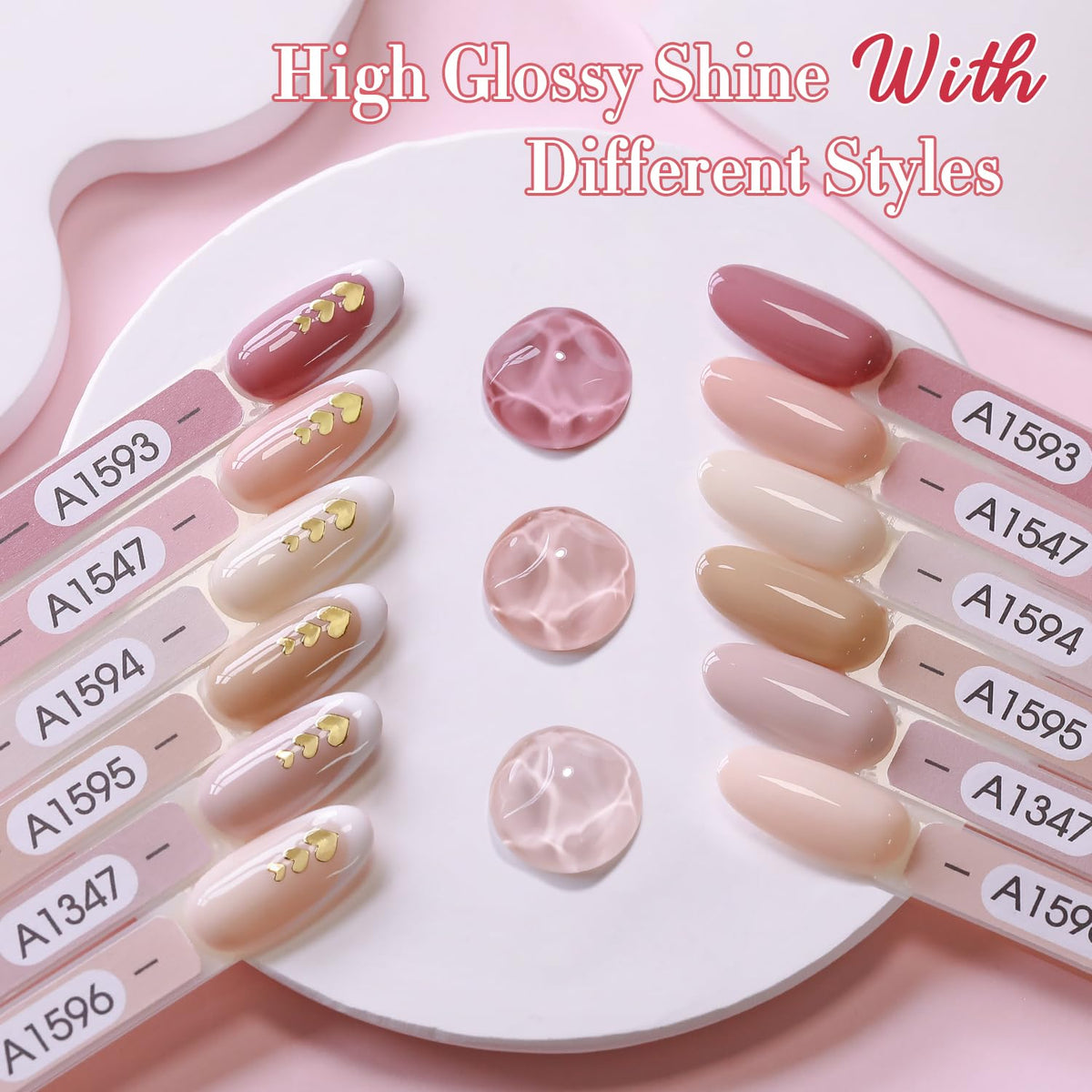 Double Rhythm nail application action with brush applying even thin coat for beginners
