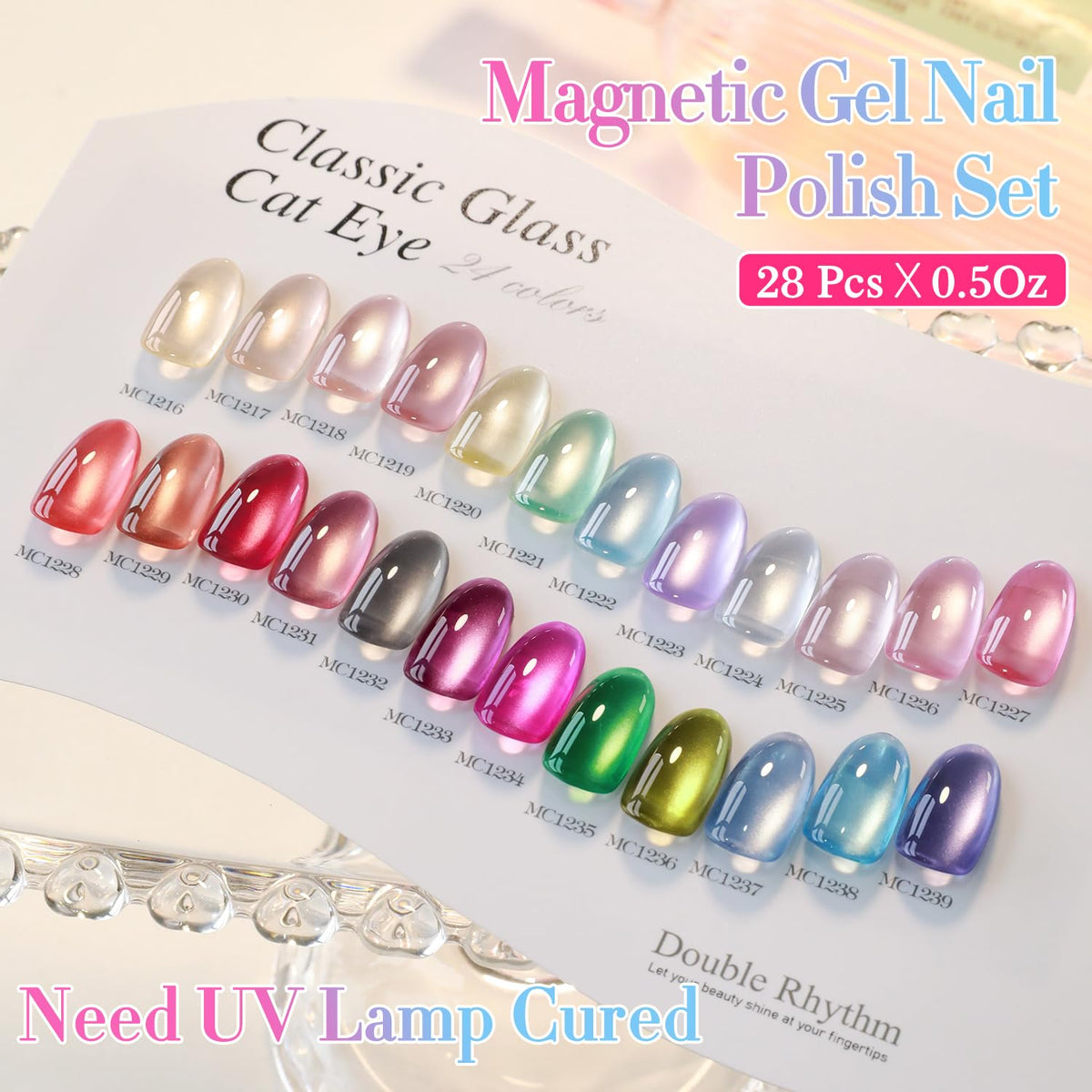 Double Rhythm nail art lifestyle scene with finished manicure showcasing salon-ready results