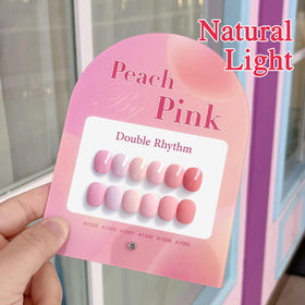 Double Rhythm polished nails in use demonstrating high-gloss finish and durability