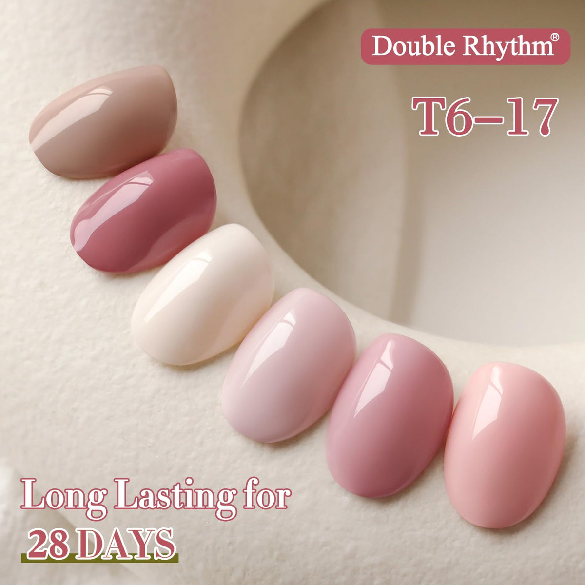 Double Rhythm ombre nail art example illustrating coordinated color blending advantage