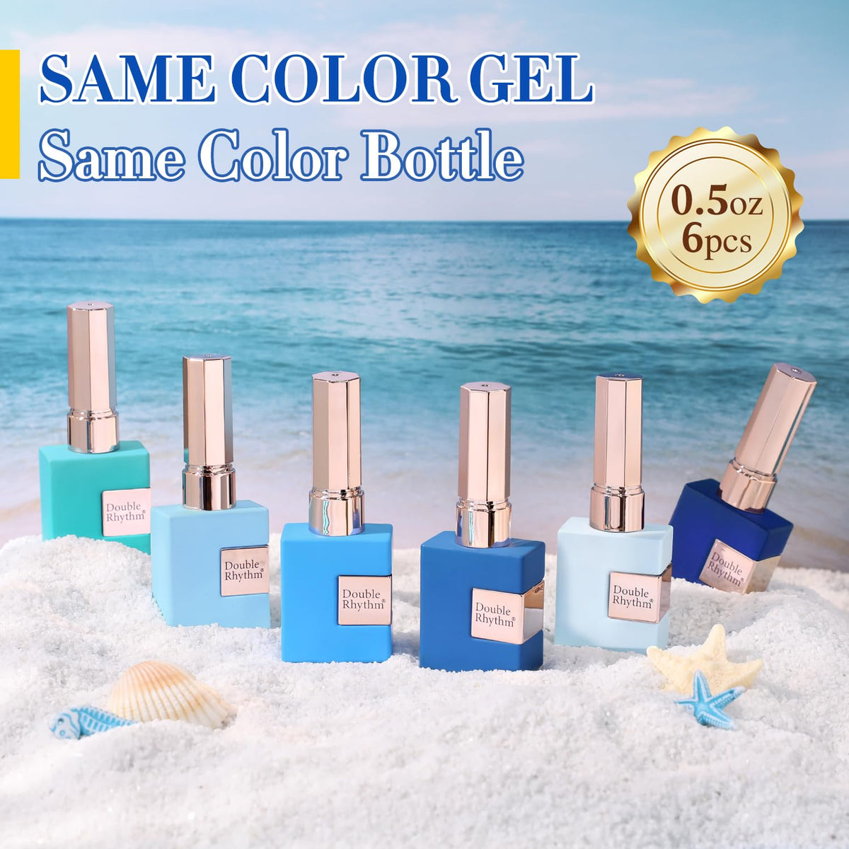 Double Rhythm polish applied on nails in lifestyle scene for wearable color