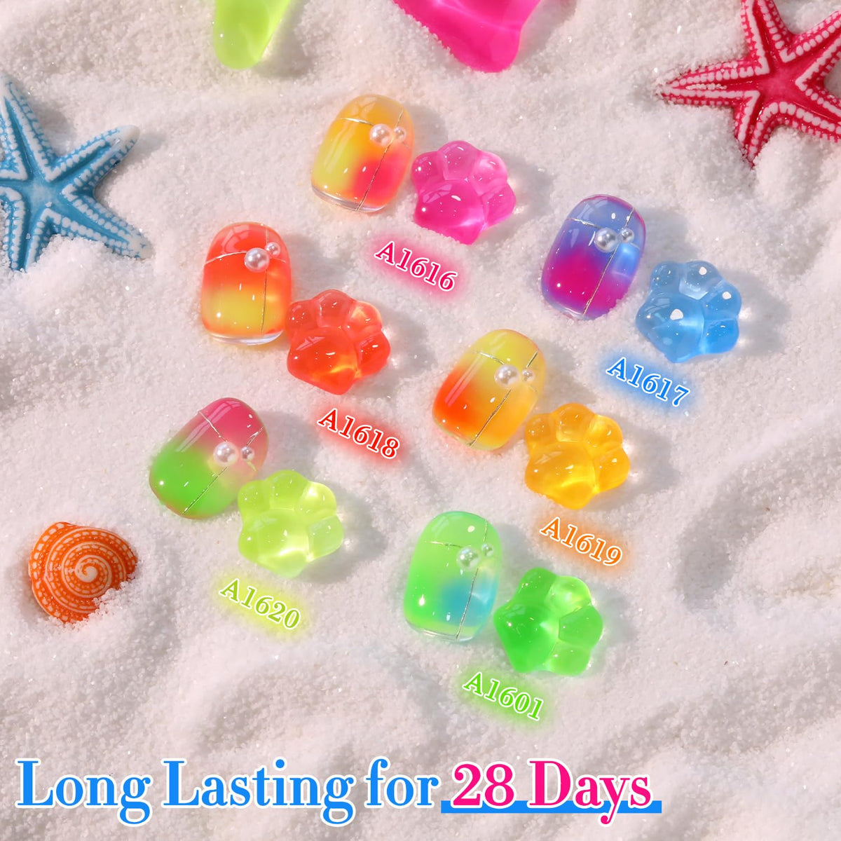 Double Rhythm curing under salon UV lamp showing faster hardening and durable finish benefit