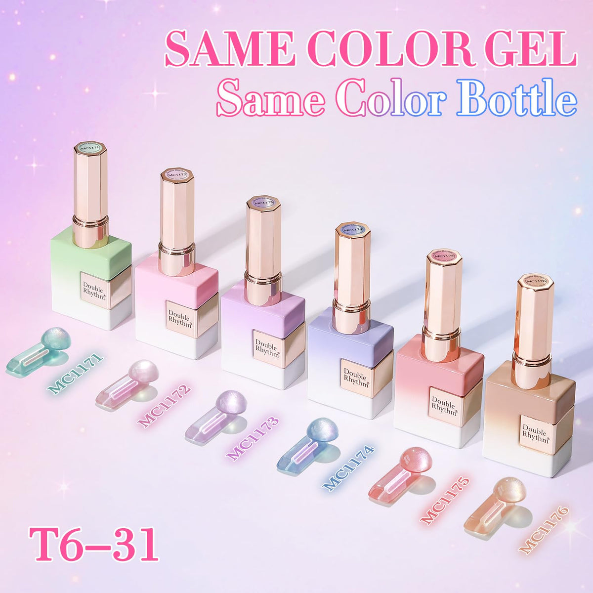 Double Rhythm bottle next to ruler showing 15ml size and travel-friendly benefit