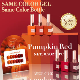 Double Rhythm swatches on nail wheels demonstrating color depth and application ease