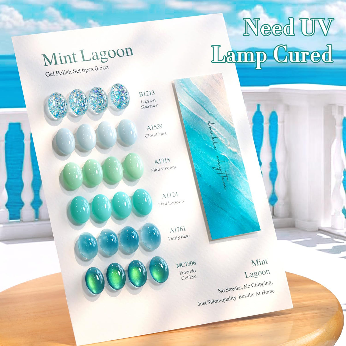 Double Rhythm cat eye effect on nail reflecting depth and dimension