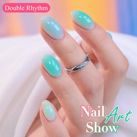 Double Rhythm texture sheen detail capturing high-gloss, flexible rubber base finish under light