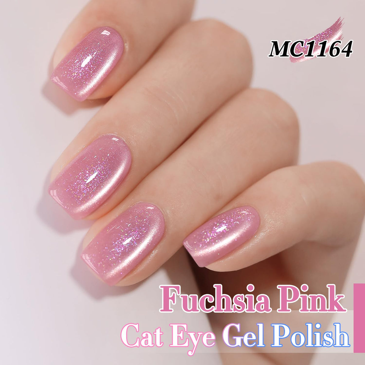 Double Rhythm shimmer texture detail highlighting glitter particles for mirror shine