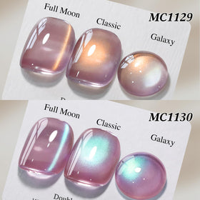 Double Rhythm texture shimmer macro showing holographic particles for intense sparkle